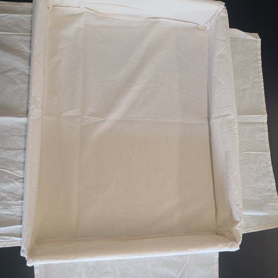 Preservation box lined with acid-free tissue